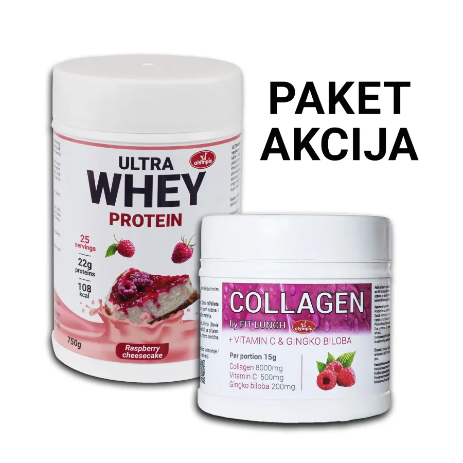 Olympic Ultra Whey Protein Cizkejk Malina + Collagen